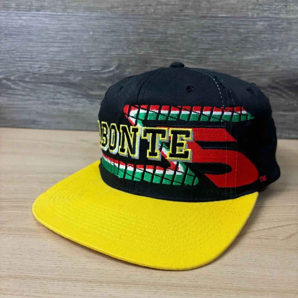 Vintage Nascar Hat Cap‎ Snap Back Black Terry Labonte Nascar Racing 90s